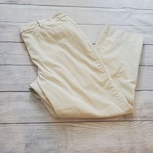 Talbots Women's beige straight leg pant. Size 12